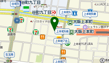 auショップ 上六店 / auサービスショップ うえほんまちハイハイタウン店の地図画像