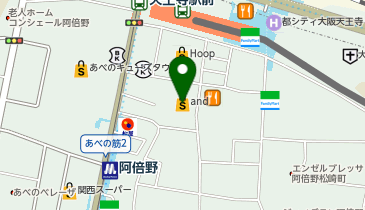 キモノアンド あべのand店の地図画像
