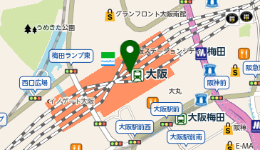 フォルクス エキマルシェ大阪店の地図画像