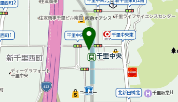 ゼッテリア せんちゅうパル店の地図画像