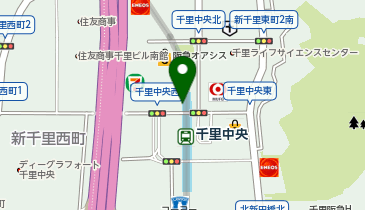 千里中央南チャンスセンター せんちゅうパル店の地図画像