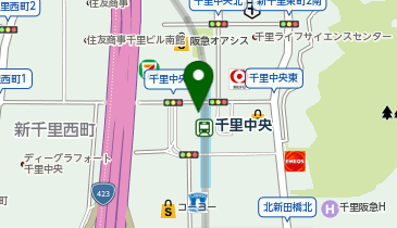 メガネのセンリ せんちゅうパル店の地図画像