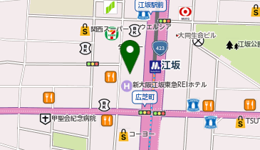 ル・ヴァン・ド・テール カリーノ江坂店の地図画像