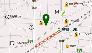 たから弥 高槻店の地図画像