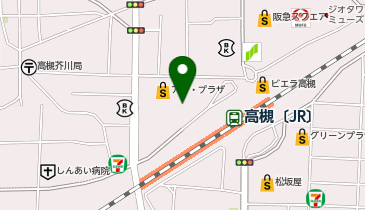 アトリエ アルビオン 高槻店の地図画像