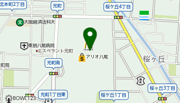 G-LAND EXTREME アリオ八尾店の地図画像