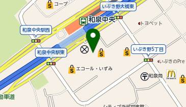 MOG -Fruit Lab- エコール・いずみ店の地図画像