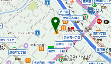 勝烈庵 カトレヤプラザ伊勢佐木店の地図画像