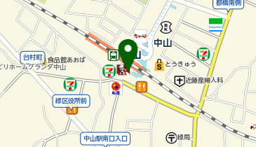 鈴木水産 ビーンズ中山店の地図画像