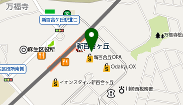 楽天モバイル 新百合丘オーパ店の地図画像