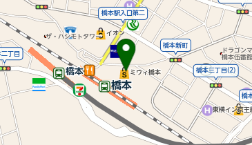 ミウィ橋本アイクリニックの地図画像