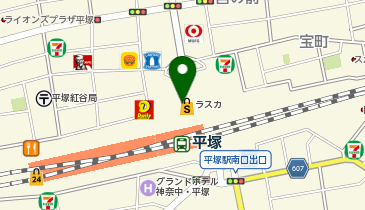 Pansy ラスカ平塚店の地図画像