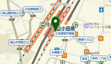 WAZA屋 ラスカ小田原店の地図画像