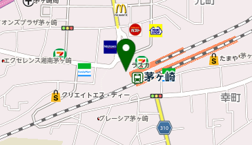 リュテス ラスカ茅ヶ崎店の地図画像