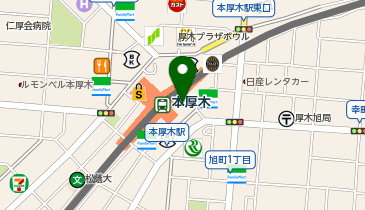 はまけい 本厚木ミロード店の地図画像