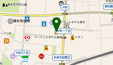 ミュージックルーム アミュー厚木店の地図画像