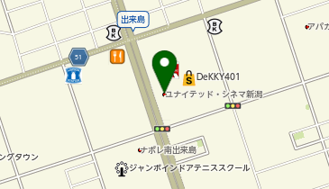 コミュニティールームの地図画像