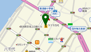 ジーユー ラブラ万代店の地図画像