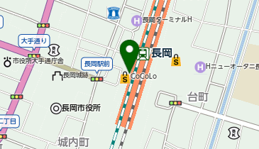 越後のれん街 CoCoLo長岡店の地図画像