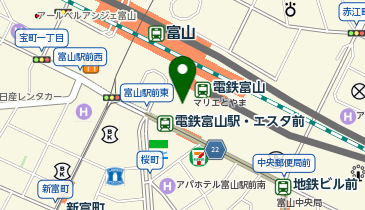 古着屋本舗 by SPINNS マリエとやま店の地図画像