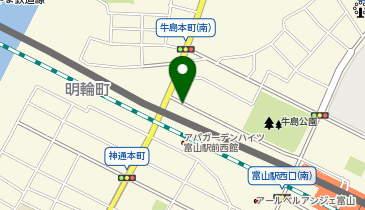 解凍ひえまる 牛島パーク店の地図画像