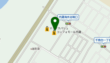 和栗白露内灘 コンフォモール内灘店の地図画像