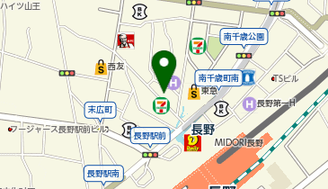 サンキューマート 長野シーワン店の地図画像