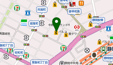パンドラ 静岡PARCO(パルコ)店の地図画像