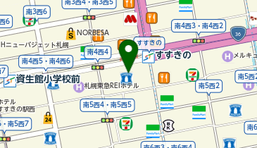 SPUR ココノススキノ店の地図画像