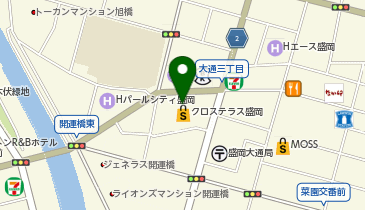 東山堂クロステラスセンター クロステラス盛岡店の地図画像