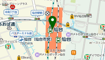 アパートバイ エスパル仙台店の地図画像