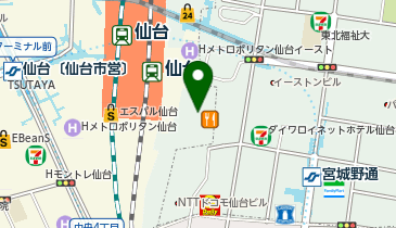 仙台 たんしゃぶ 焼肉のいとう ヨドバシ仙台店の地図画像