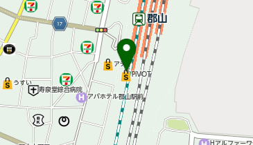 無印良品 エスパル郡山店の地図画像