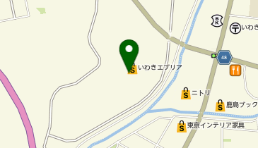 Ares&rsquo;Hairzいわきエブリア店/アイスタイル いわきエブリア店の地図画像