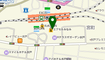 カットハウスひかり 水戸エクセル店の地図画像