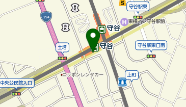 もりやコレクション TXアベニュー守谷店の地図画像