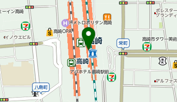 いつ和 高崎モントレー店の地図画像