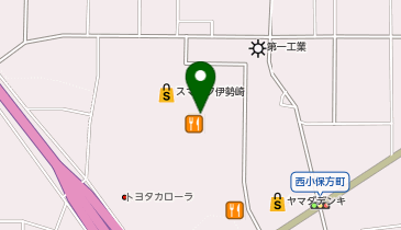 ステーキ。山 スマーク伊勢崎店の地図画像