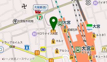 自由が丘 まるやま DOM PART1店の地図画像
