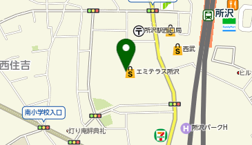 スタジオキャラット・クレールブライダルスタジオ エミテラス所沢店の地図画像