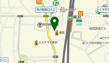 デュオプレックス 西武所沢S.C.店の地図画像