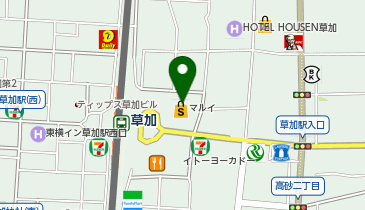 スポーツマリオ 草加マルイ店の地図画像
