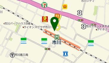 ケンエレスタンド シャポー市川店の地図画像