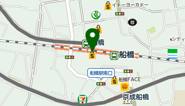 ランダ シャポー船橋店の地図画像