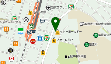コイデカメラ PHOTOLAB プラーレ松戸店の地図画像