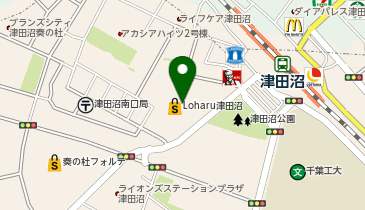 宝くじロトハウス 津田沼駅南口店の地図画像