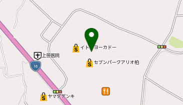 ペットの専門店コジマ セブンパークアリオ柏店の地図画像