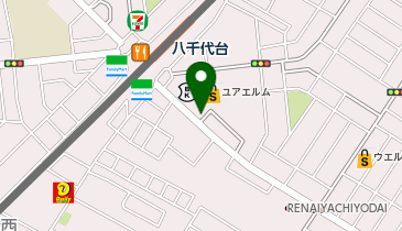 チュチュアンナ ユアエルム八千代台店の地図画像
