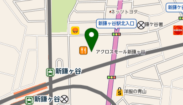 AENA アクロスモール新鎌ヶ谷店の地図画像