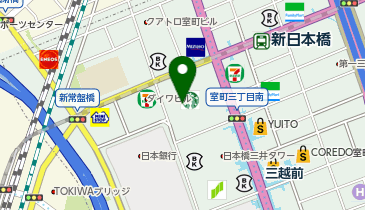 ビアカフェ ブルッグス ゾット コレド室町テラス店の地図画像